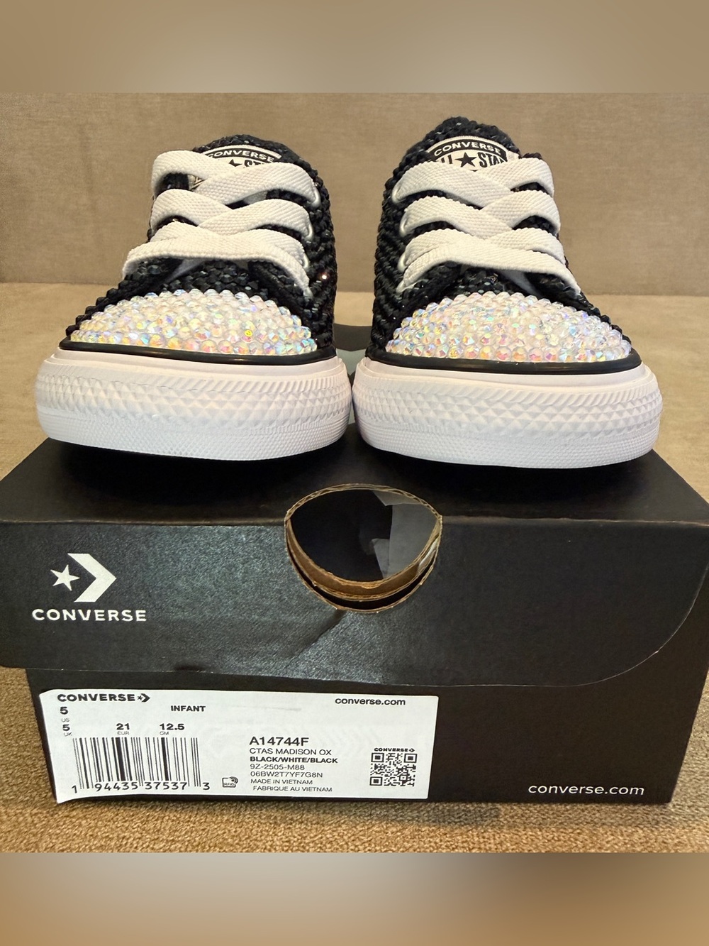 Bling Custom Converse Madison Toddler 5C